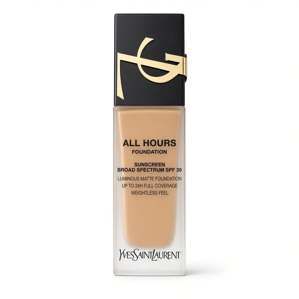 $65 | Yves Saint Laurent All Hours Foundation — DW6 (Deep Warm 6)